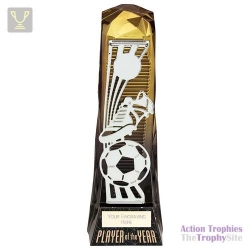 Shard Football Player of the Year Award Gold to Black 230mm
