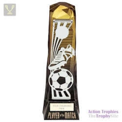 Shard Football Player of the Match Award Gold to Black 230mm