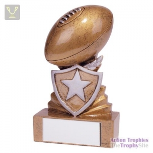Shield Rugby Mini Award 95mm