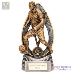 Havoc Football Male Award Antique Gold & Silver 150mm