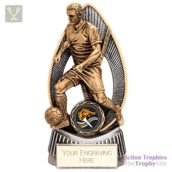 Havoc Football Male Award Antique Gold & Silver 175mm