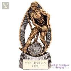 Havoc Rugby Male Award Antique Gold & Silver 150mm