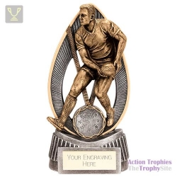 Havoc Rugby Male Award Antique Gold & Silver 175mm