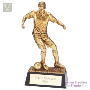 Colossus Football Resin Figure Metallic Gold 475mm