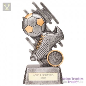 Focus Football Boot & Ball Award Silver 150mm