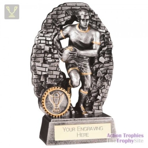 Blast Out Male Rugby Resin Award 160mm