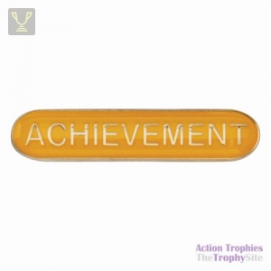 School Bar Badge Achievement Yellow 40mm