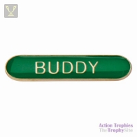 School Bar Badge Buddy Green 40mm
