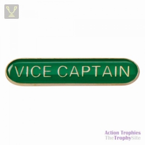 School Bar Badge Vice Captain Green 40mm