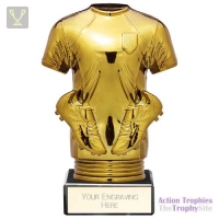Fusion Viper Legend Football Shirt Black & Gold 130mm