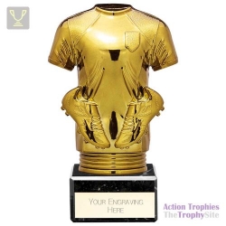 Fusion Viper Legend Football Shirt Black & Gold 140mm
