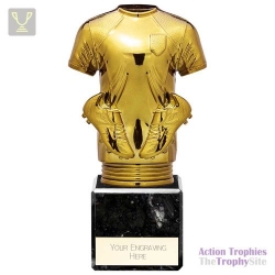 Fusion Viper Legend Football Shirt Black & Gold 160mm