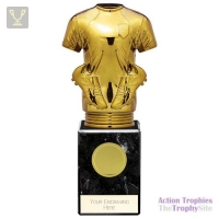 Fusion Viper Legend Football Shirt Black & Gold 185mm
