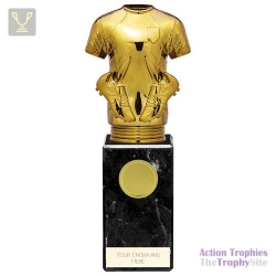 Fusion Viper Legend Football Shirt Black & Gold 210mm