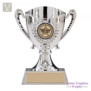 Serenity Plastic Silver Cup Silver 120mm