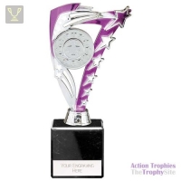 Frenzy Multisport Trophy Silver & Purple 215mm