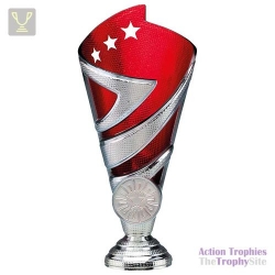 Hurricane Multisport Plastic Cup Silver & Red 170mm