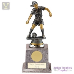 Cyclone Football Player Female Antique Silver 200mm
