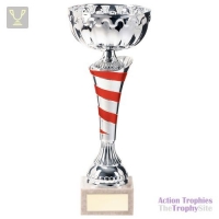 Eternity Cup Silver & Red 300mm