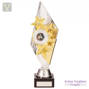 Pizzazz Plastic Trophy Silver & Gold 280mm