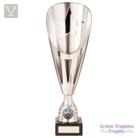 Rising Stars Deluxe Plastic Lazer Cup Silver 315mm