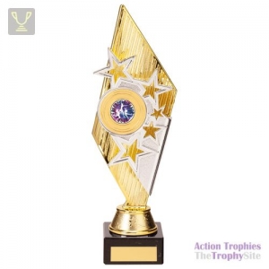 Pizzazz Plastic Trophy Gold & Silver 280mm