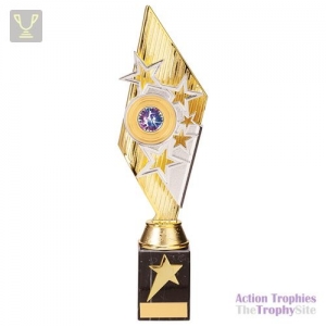 Pizzazz Plastic Trophy Gold & Silver 325mm