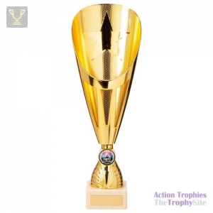 Rising Stars Deluxe Plastic Lazer Cup Gold 315mm