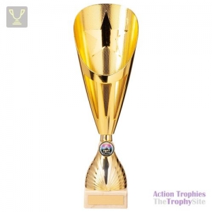 Rising Stars Deluxe Plastic Lazer Cup Gold 335mm