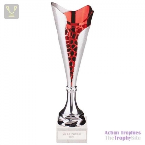 Utopia Classic Cup Silver & Red 345mm