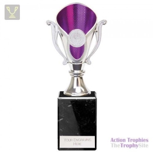 Wizard Legend Trophy Silver & Purple 220mm
