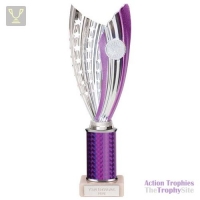 Glamstar Plastic Trophy Purple 305mm