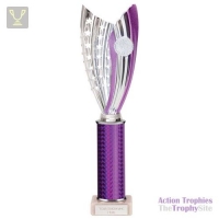 Glamstar Plastic Trophy Purple 355mm