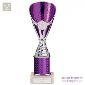 Rising Stars Plastic Trophy Purple 230mm