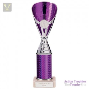 Rising Stars Plastic Trophy Purple 255mm