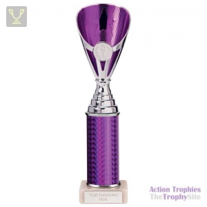 Rising Stars Plastic Trophy Purple 280mm