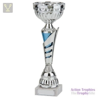 Vanquish Silver & Blue Cup 345mm