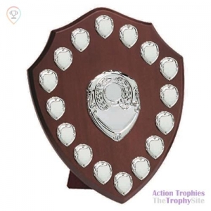 Triumph14 Silver Annual Shield No Scroll 14in (35.5cm)