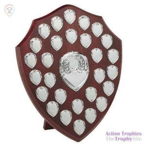 Triumph14 Silver Annual Shield No Scroll 14in (35.5cm)