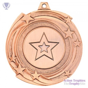 Star Cyclone Medal Bronze 2in