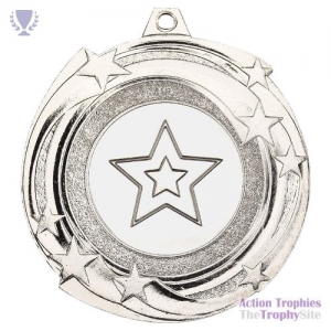 Star Cyclone Medal Silver 2in
