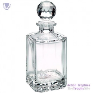 Square Spirit Decanter 0.8 Ltr 9.5in with box.